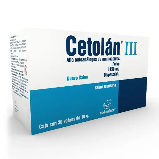 CETOLAN III MANZANA POLVO 10G SOBRES CON 30
