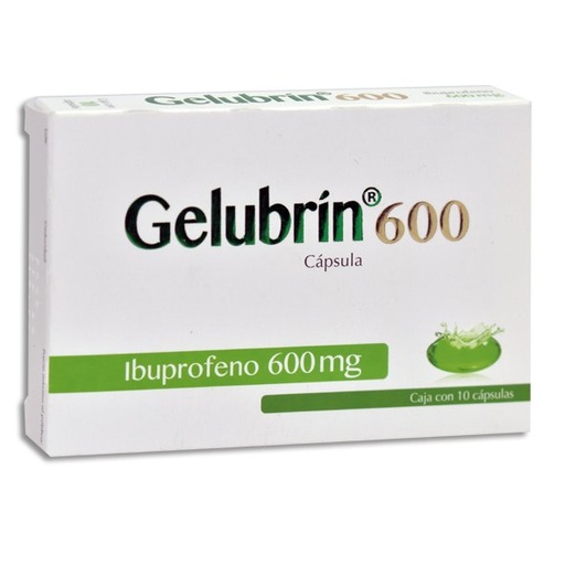 GELUBRIN 600MG CAPSULAS C/10 (GI)