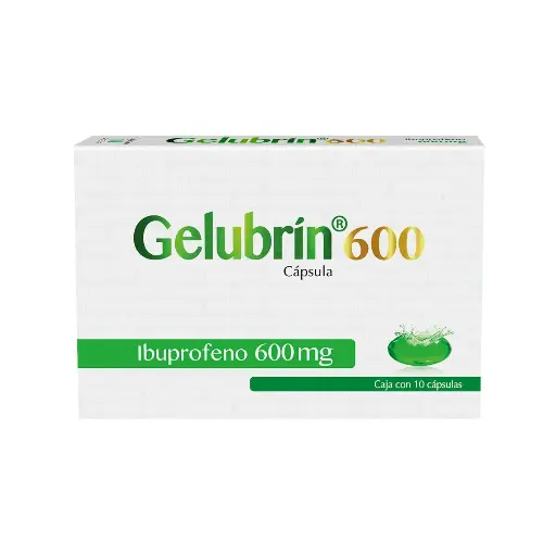 GELUBRIN 600MG CAPSULAS CON 10 (GI)