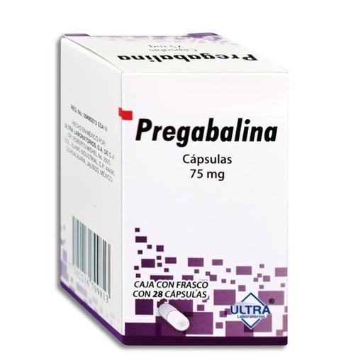 PREGABALINA ULTRA 75MG CAPSULAS C/28 (GI)