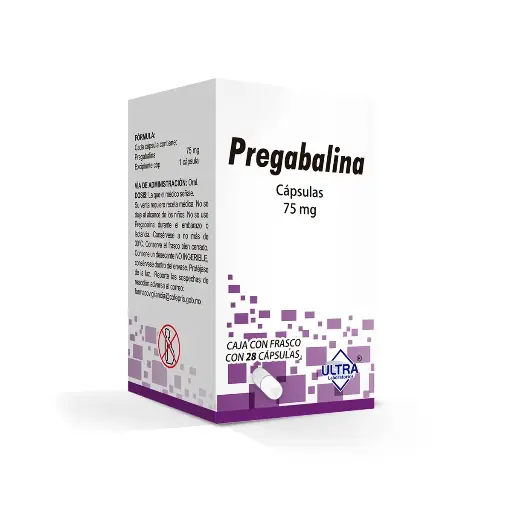 PREGABALINA ULTRA 75MG CAPSULAS CON 28 (GI)