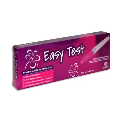 EASY TEST PRUEBA DE EMBARAZO CON 1