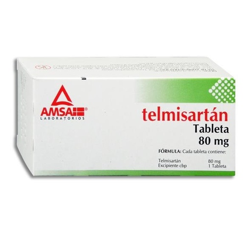 TELMISARTAN AMSA 80MG TABLETAS C/28 (GI)