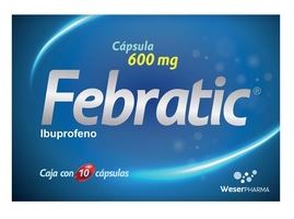 FEBRATIC 600MG C/10