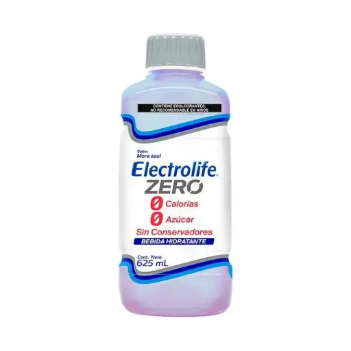 ELECTROLIFE ZERO MORA AZUL 625ML