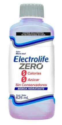 ELECTROLIFE ZERO MORA AZUL 625ML