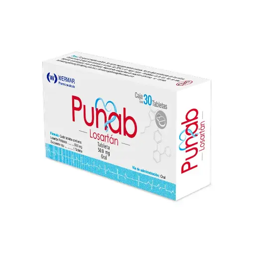 PUNAB 50MG TABLETAS CON 30 (GI)