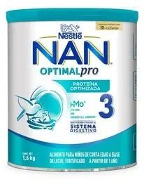 LECHE NAN 3 OPTIMALPRO 1+ 1.6KG