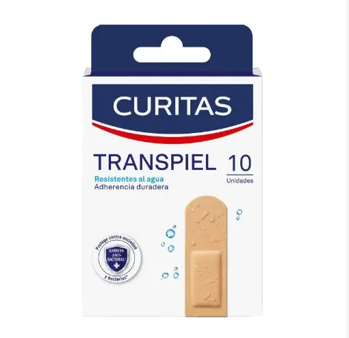 VENDITA ADHESIVA CURITAS TRANSPIEL CAJA C/10