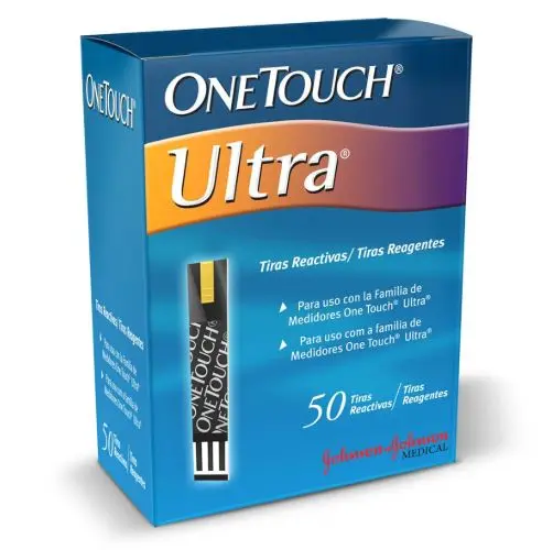 ONE TOUCH ULTRA TIRAS REA C/50