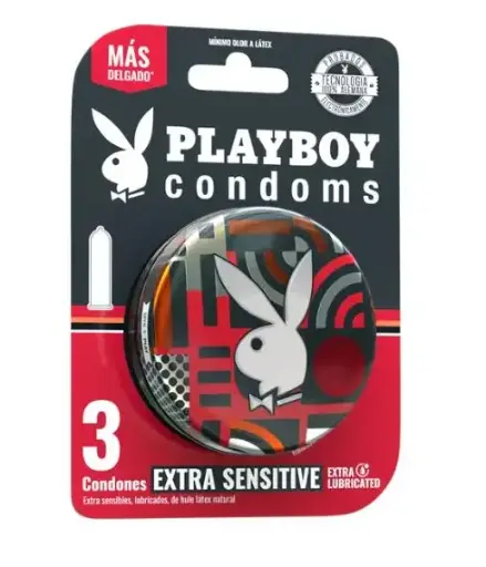 CONDONES PLAYBOY EXT-SENS C/3 *
