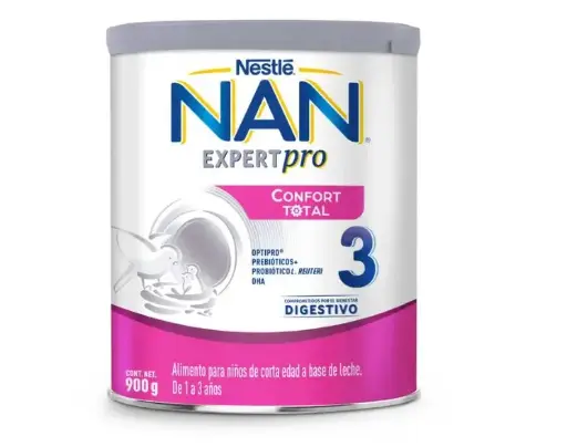LECHE NAN 3 EXPERTPRO CONFORT TOTAL 900G