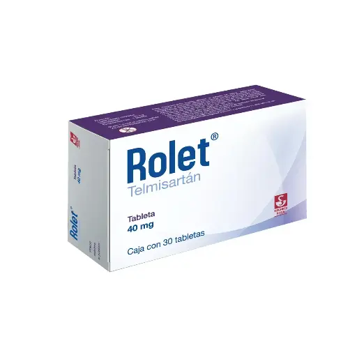 ROLET 40MG TABLETAS CON 30