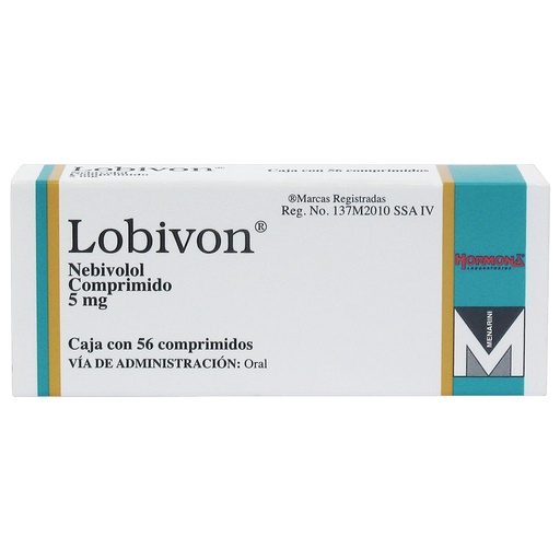 LOBIVON 5MG COMPRIMIDOS CON 56