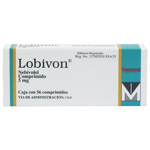 LOBIVON 5MG COMPRIMIDOS CON 56