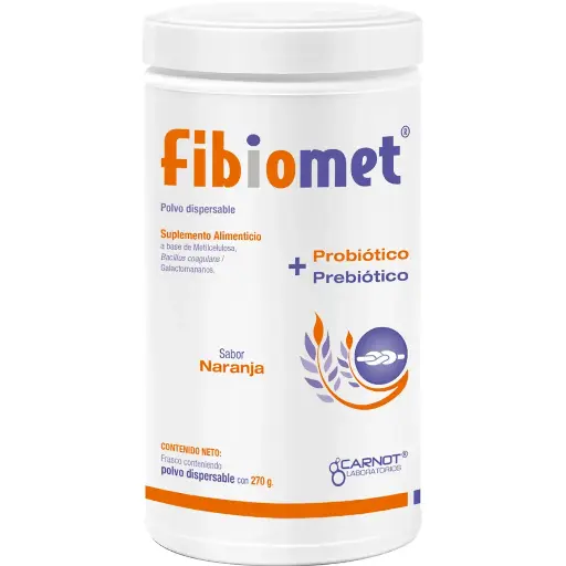FIBIOMET SUPLEMENTO ALIMENTICIO NARANJA POLVO 270G