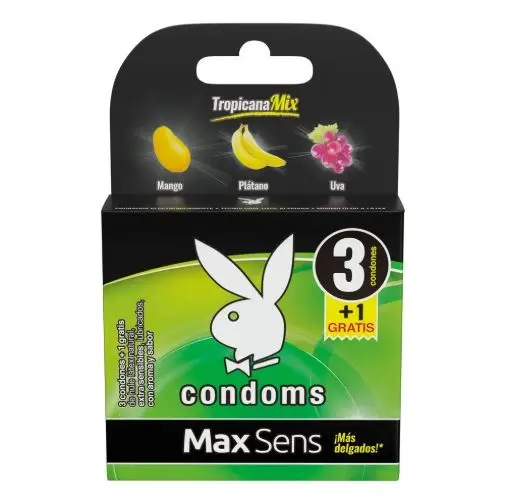 CONDONES PLAYBOY TROPICANA MIX C/3+1 *