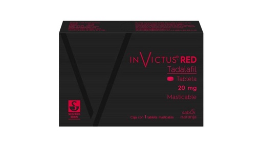 INVICTUS RED 20MG TABLETAS CON 1