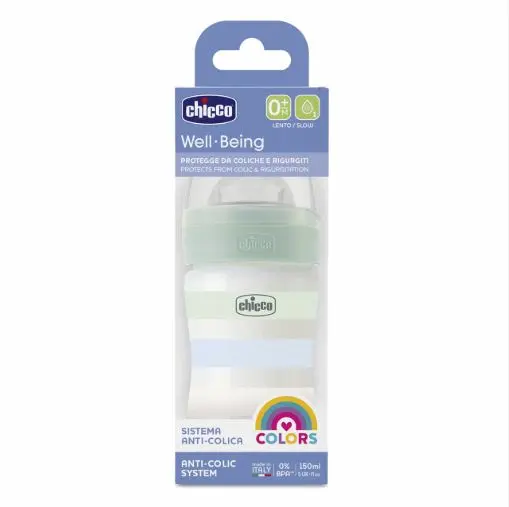 BIBERON CHICCO WB VERDE ANTI-COLICO 150ML *