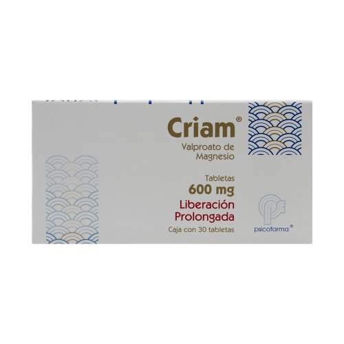 CRIAM 600MG TABLETAS LP CON 30