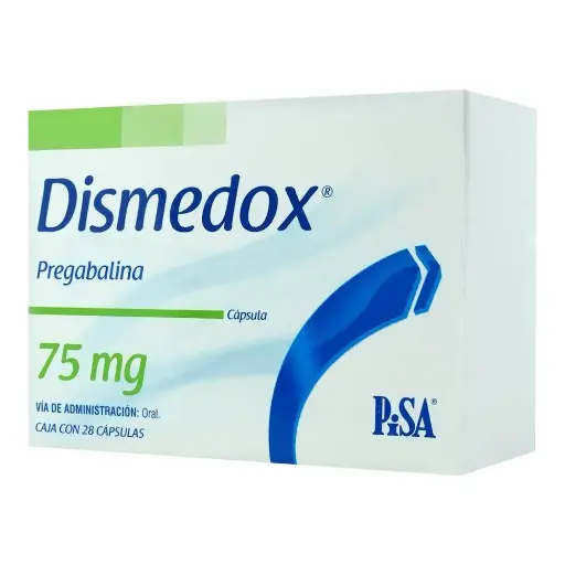 DISMEDOX 75MG CAPSULAS CON 28