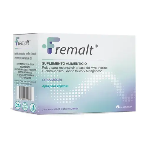 FREMALT SUPLEMENTO ALIMENTICIO CERO AZUCAR SOBRES CON 30