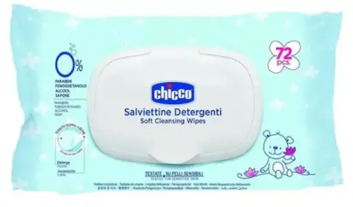 TOLLAS HUMEDAS CHICCO LIMPIADORAS C/72 *