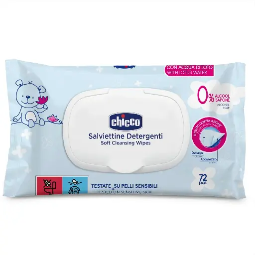 TOLLAS HUMEDAS CHICCO LIMPIADORAS CON 72