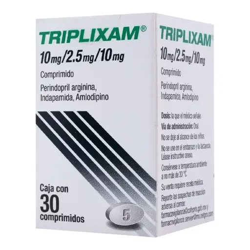 TRIPLIXAM 10/2.5/10MG COMPRIMIDOS CON 30