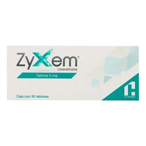 ZYXEM 5MG TABLETAS CON 30