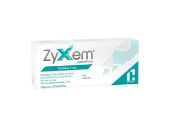 ZYXEM 5MG TABLETAS CON 30
