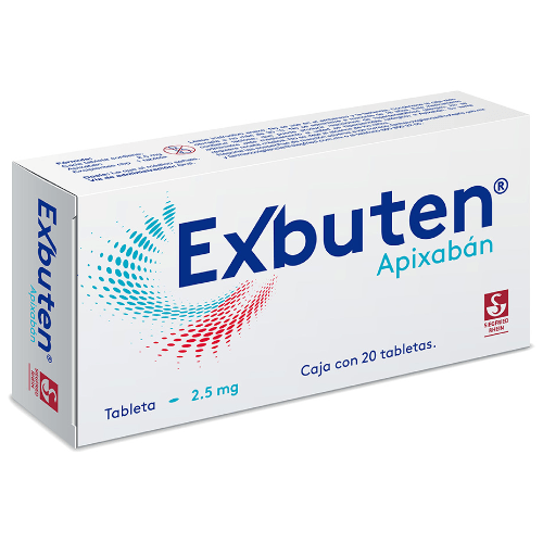 EXBUTEN 2.5MG TABLETAS CON 20
