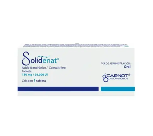 SOLIDENAT 150MG/24000UI TABLETAS CON 1
