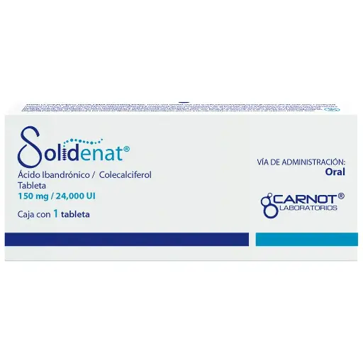 SOLIDENAT 150MG/24000UI TABLETAS CON 1