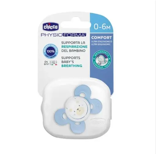 CHUPON CHICCO PHYSI AZUL 0-6M C/1 *