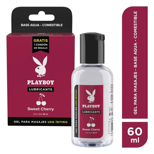 GEL LUBRICANTE PLAYBOY SWEET CHERRY PARA MAS 60ML