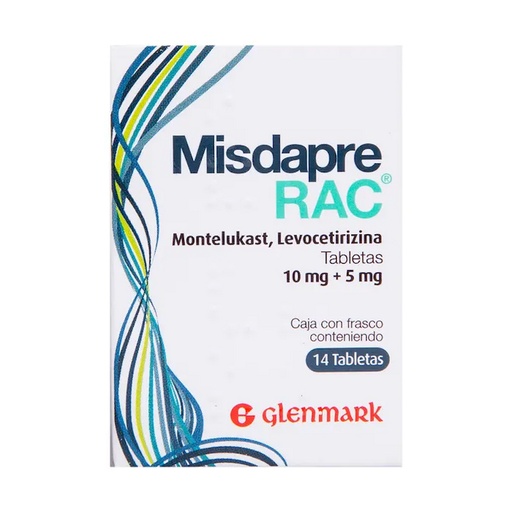 MISDAPRE RAC 10/5MG TABLETAS CON 14