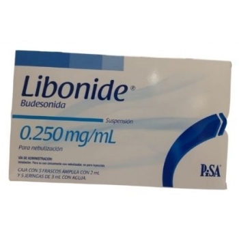 LIBONIDE 0.50MG/2ML NEB AMPULA CON 5