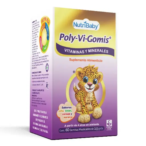 POLY-VI-GOMIS SUPLEMENTO ALIMENTICIO CON 60