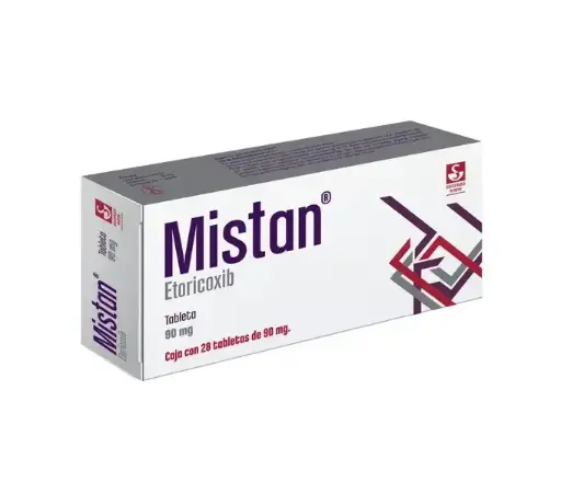MISTAN 90MG TABLETAS CON 28