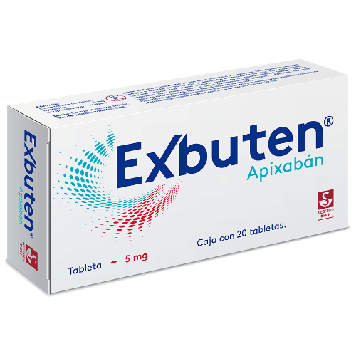 EXBUTEN 5MG TABLETAS CON 20