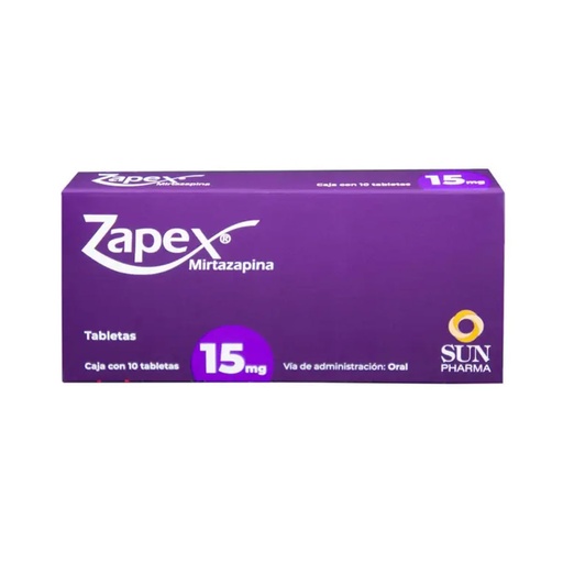 ZAPEX 15MG TABLETAS CON 10
