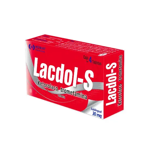 LACDOL-S 30MG TABLETAS CON 4 (GI)