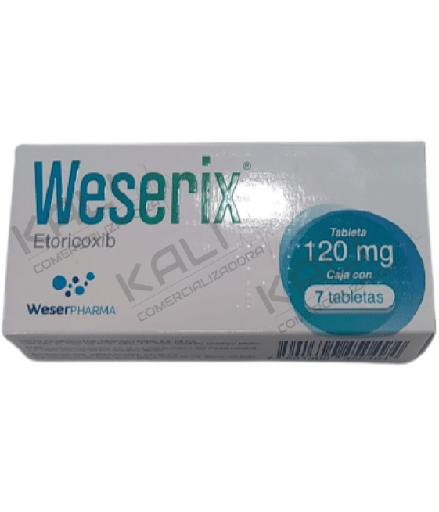 WESERIX 120MG TABLETAS CON 7