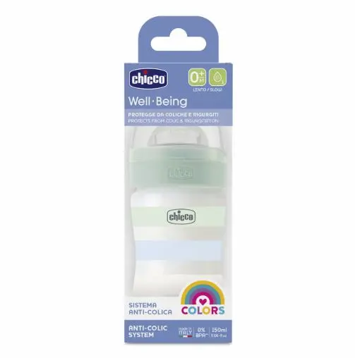 BIB CHICCO WB ANTI-COLICO BLANCO 150ML *