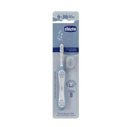 CEPILLO DENTAL CHICCO AZUL INDIGO 6-36 MESES *