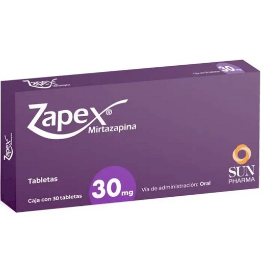 ZAPEX 30MG TABLETAS CON 30