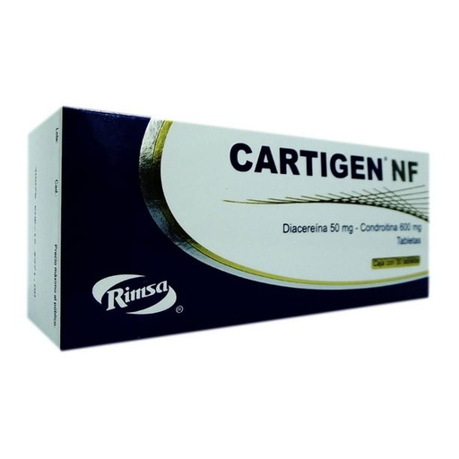 CARTIGEN NF 50/600MG TABLETAS CON 30