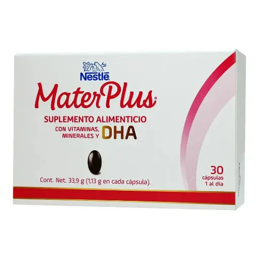MATERPLUS SUPLEMENTO ALIMENTICIO CAPSULAS CON 30