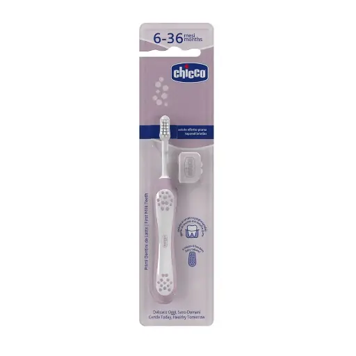 CEPILLO DENTAL CHICCO LILA 6-36 MESES